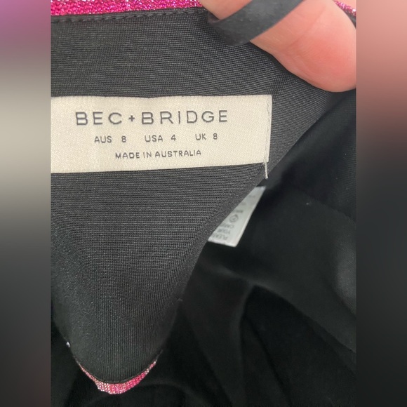 BEC + BRIDGE Iridescence Bodice Spaghetti Strap Top Size 4 - Picture 6 of 6